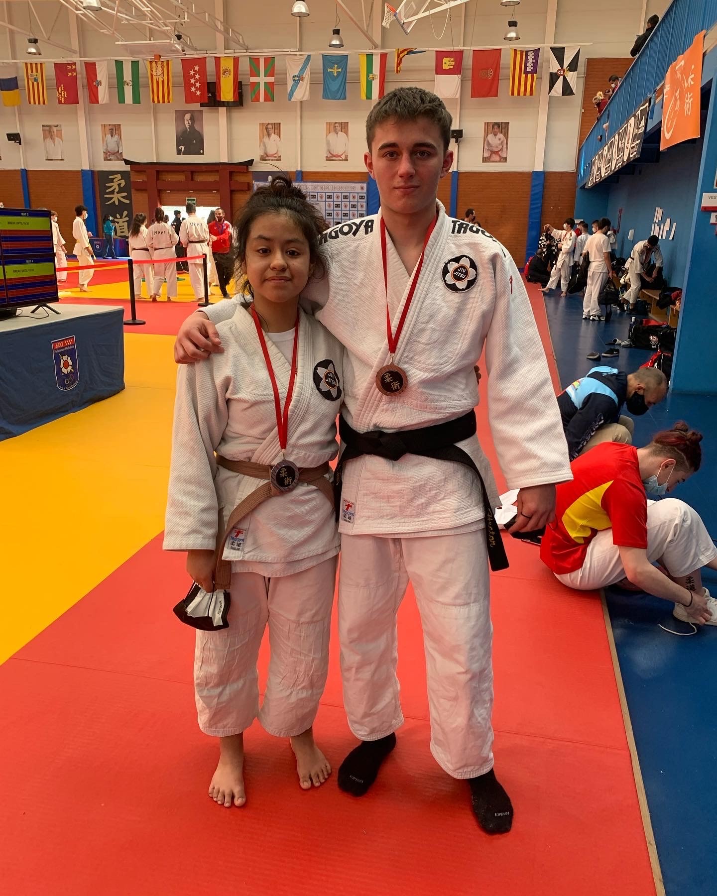 4 medallas en la Copa de España de JIU-JITSU de Madrid. 12-02-22. RESULTADOS.